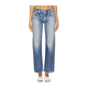 Moussy 'Trigg' Blue Straight Denim Jeans Size 24 - NWT